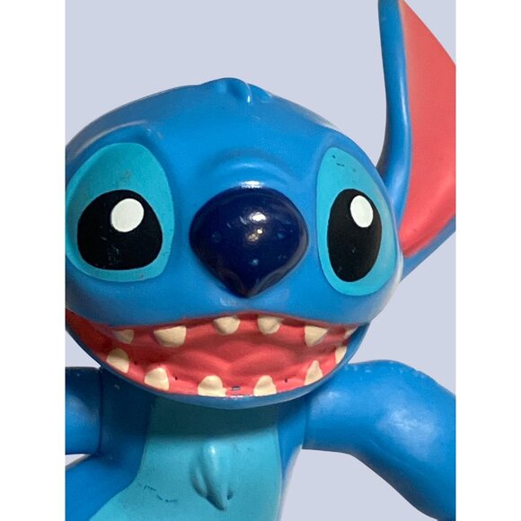 Disney McDonalds 2021 Stitch Toy Figure Blue & Pink Collectible - Picture 5 of 10
